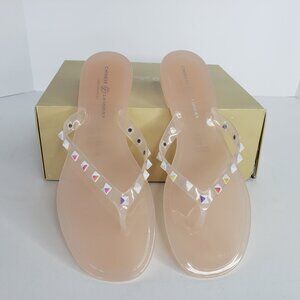 NWOB Chinese Laundry Women's Hero Studded Flip Flops - 10